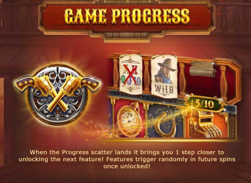 The Good, The Bad and The Rich slot game rules and game progress