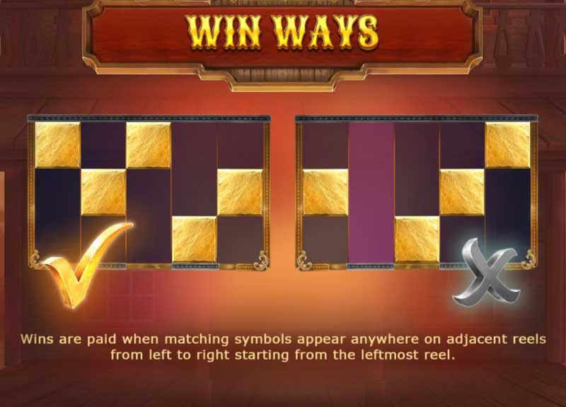 The Good, The Bad and The Rich slot game win ways