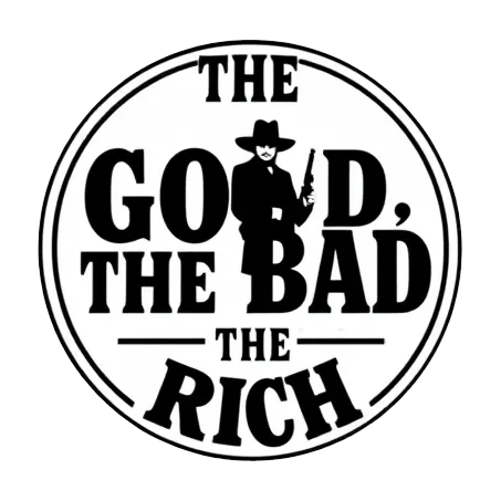 The Good, The Bad and The Rich slot machine logo